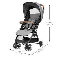 GOLD Otto Self-Folding Lightweight Travel Stroller - Moonstone Gray