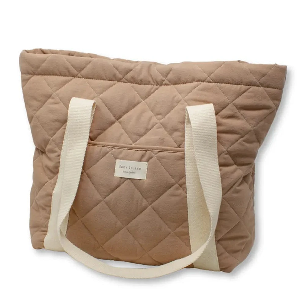 Quilt Tote bag - Tan