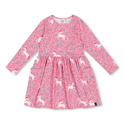 Robe Imprimée Licornes 7-10ans