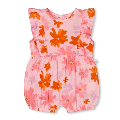 Barboteuse Fleurs Bonheur6-24mois
