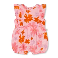 Barboteuse Fleurs Bonheur6-24mois