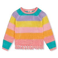 Pull Tricot Tropical 7-10ans