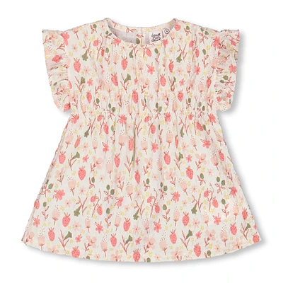 Blouse Fraises Poésie 3-6ans