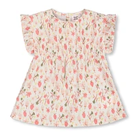 Blouse Fraises Poésie 3-6ans