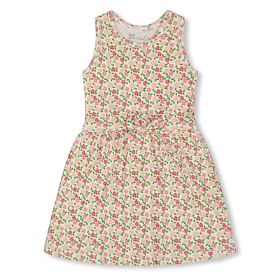 Robe Fleurs Oiseaux 7-10ans