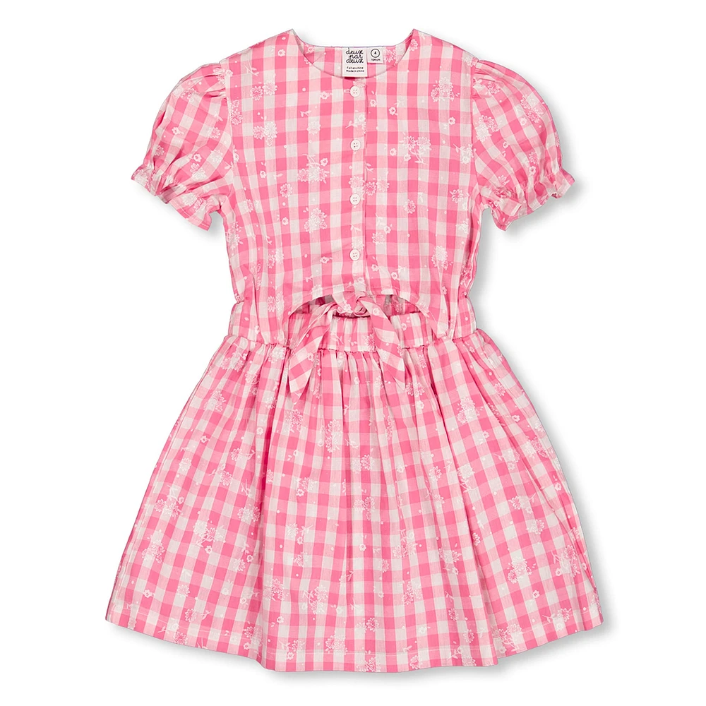 Robe Fleurs Oiseaux 7-10ans