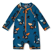 Maillot UV Une Pièce Paresseux 2-6ans