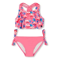 FLamingos Two Piecess Swimsuit 2-6y