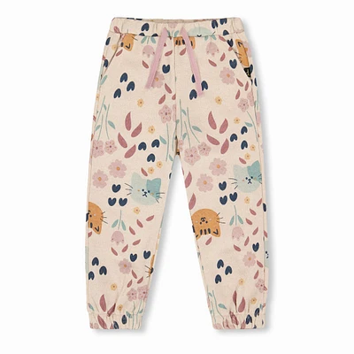Pantalon Fleurs Chatouille 3-6ans