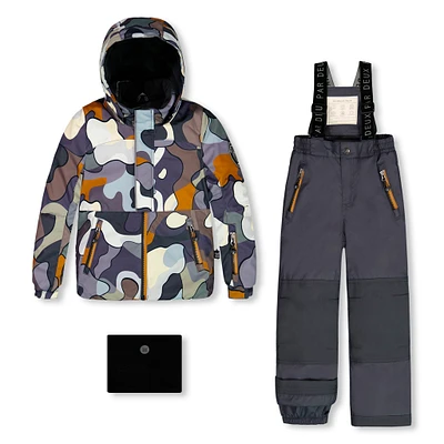 Camo Two Pieces Snowsuit 2-6y