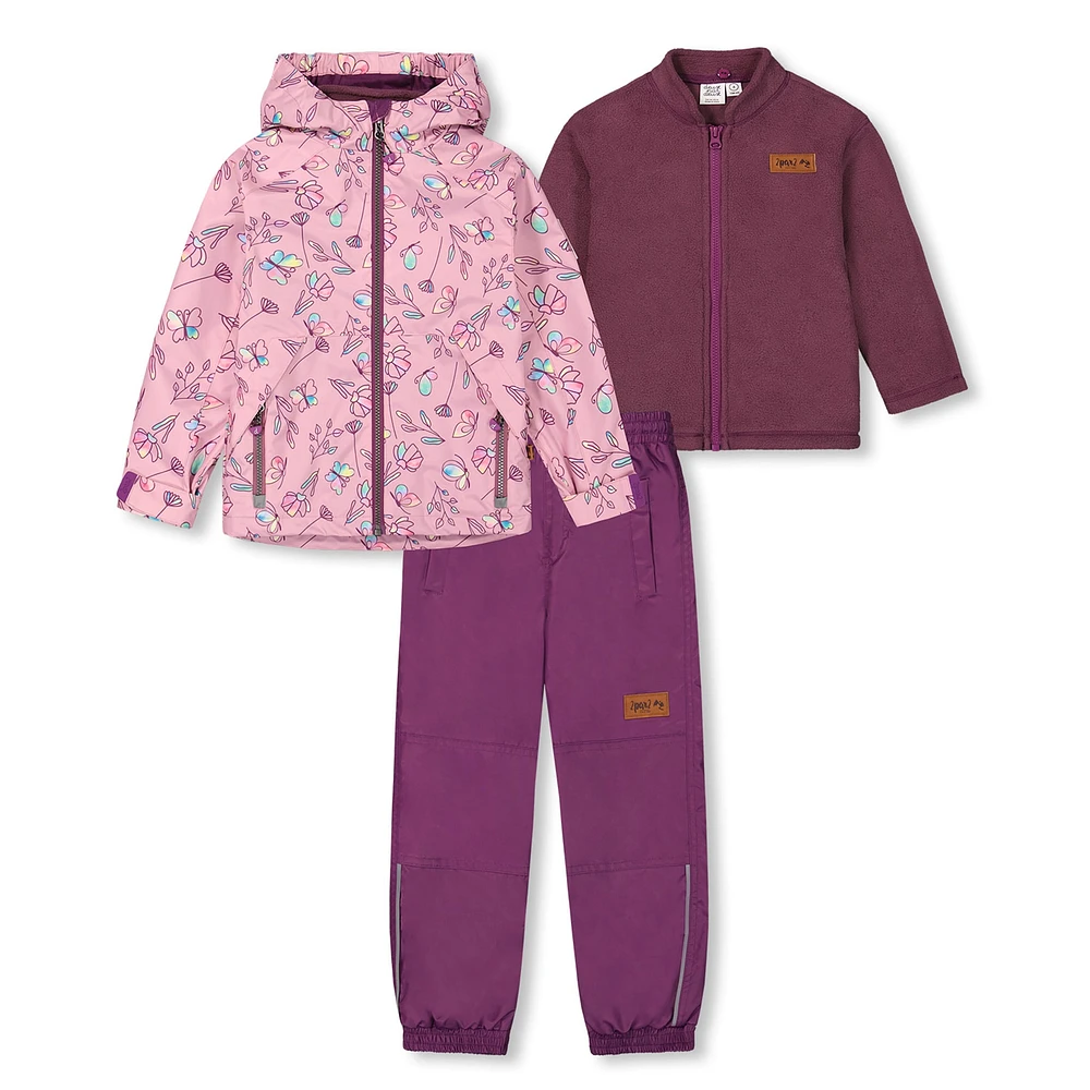 Ensemble Extérieur 3-en-1 Papillons 3-6ans