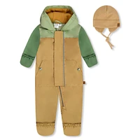Ensemble Extérieur Une Pièce Colorblock 6-24mois