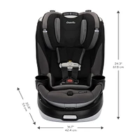 Siège d’Auto 2-en-1 Rotatif Slim Revolve 360 GOLD avec SensorSafe - Noir