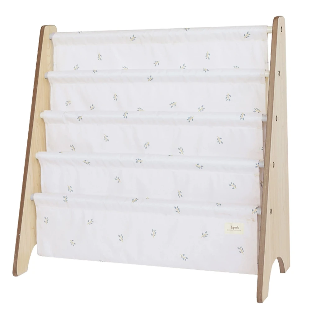 Recycled Fabric Book Rack - Blueberry