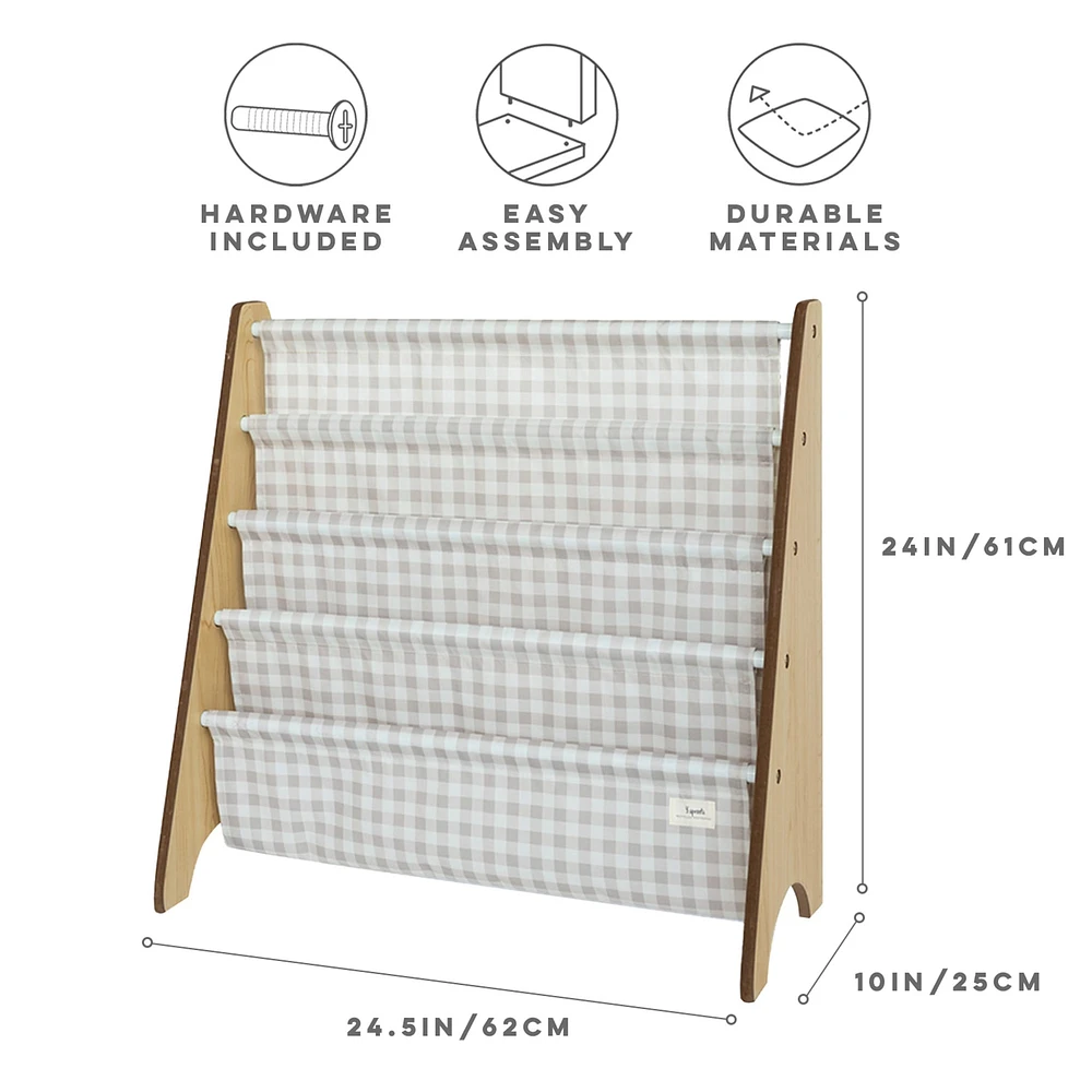 Recycled Fabric Book Rack