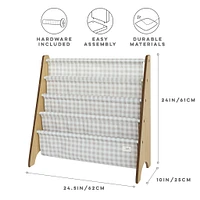 Recycled Fabric Book Rack