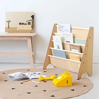 Recycled Fabric Book Rack - Beige