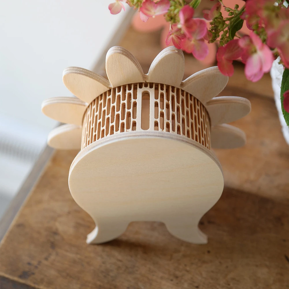 Banque en Bois - Marguerite Blanche