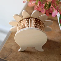 Banque en Bois - Marguerite Blanche