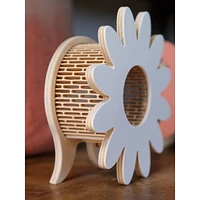 Banque en Bois - Marguerite Blanche