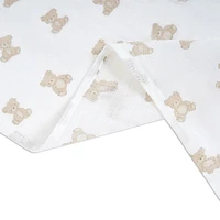 Couvertures Mousseline (2) - Ourson Beige