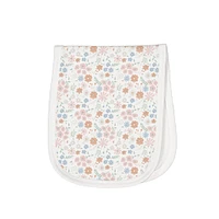 3pk Muslin Burp Cloth-Rose