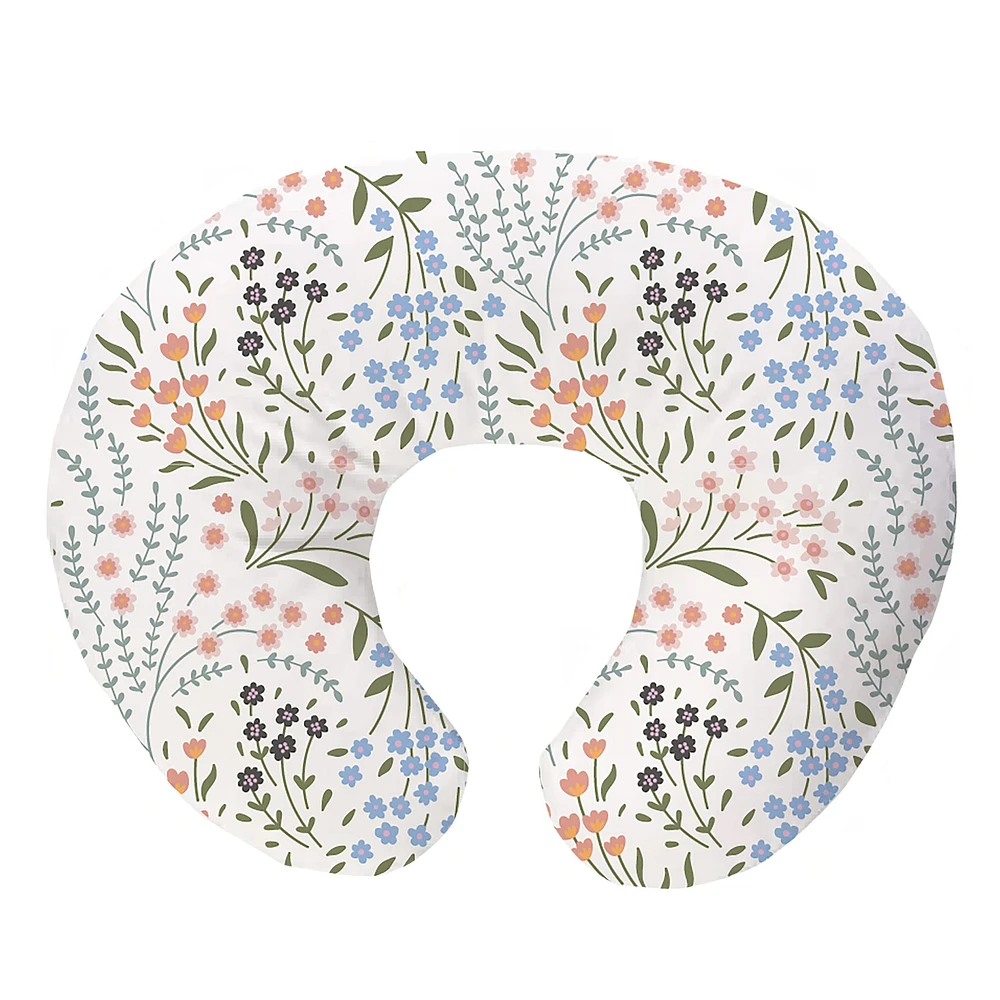 Coussin d'Allaitement - Fleurs Colorées