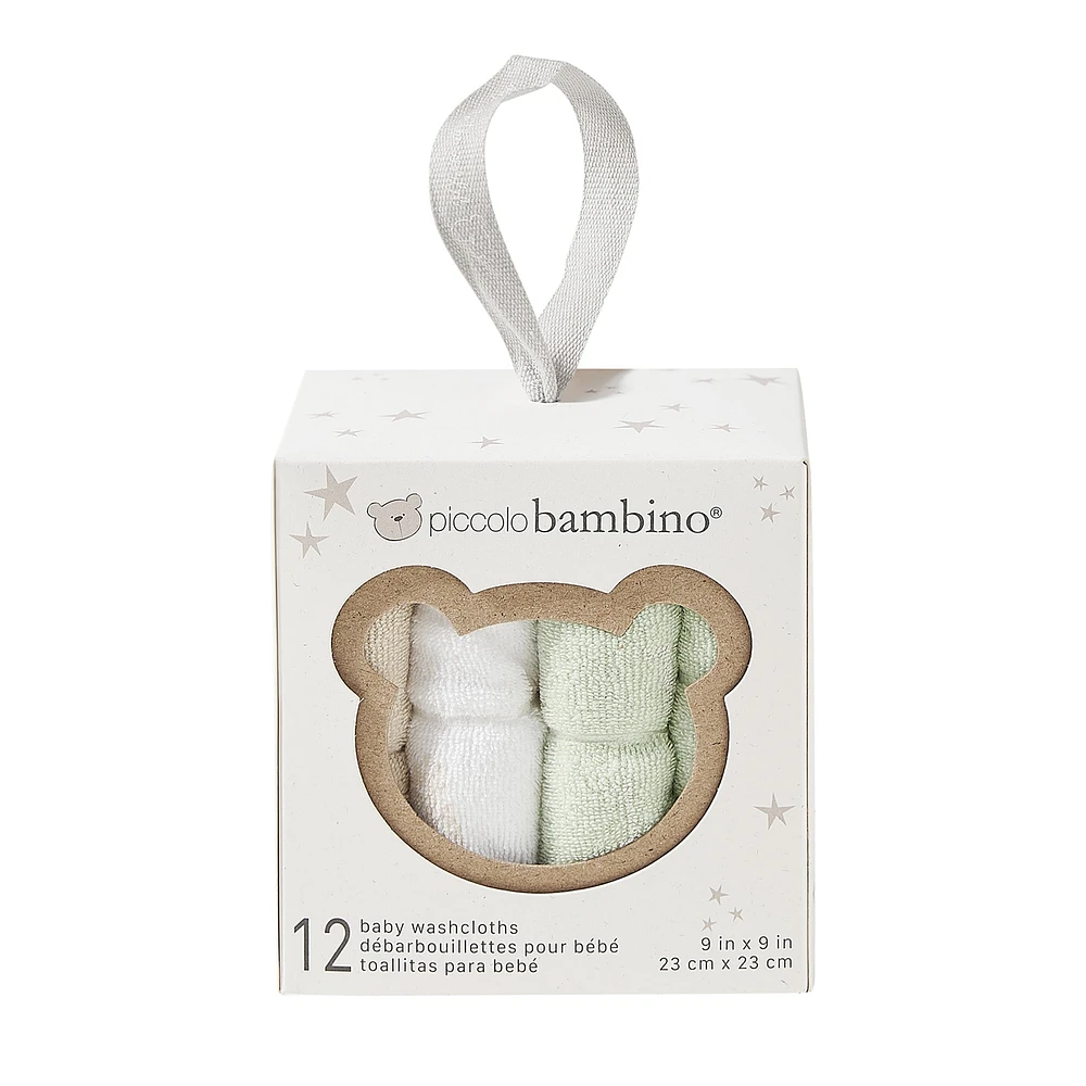 Washcloths Gift box (12) - Sage
