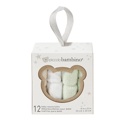 Washcloths Gift box (12) - Sage
