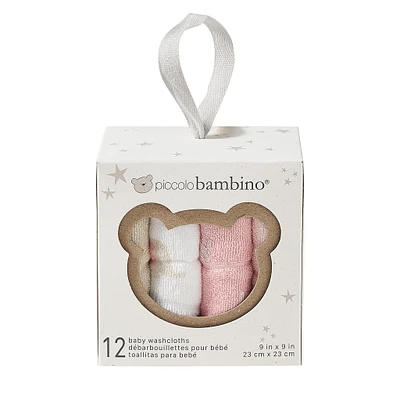 Washcloths Gift box (12) - Pink