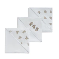 Ensemble de Serviettes(3) et Débarbouillettes(3)