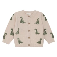 Dino Knit Cardigan 6-24m