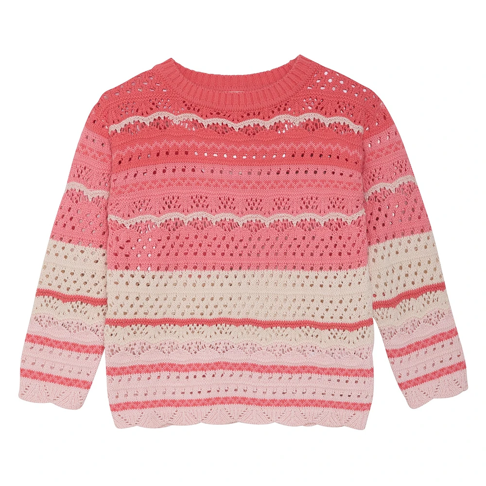 Pull Tricot Rayé 3-8ans