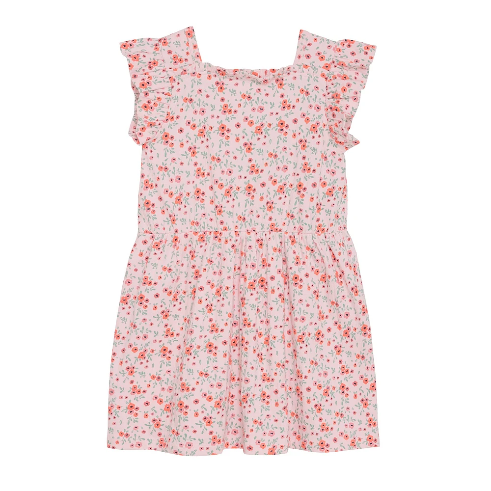 Flower AOP Dress 3-8y