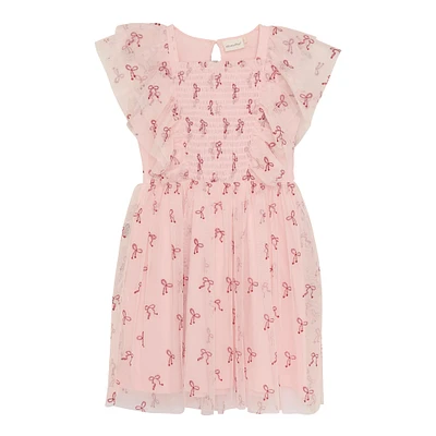 Glitter AOP Dress 3-8y