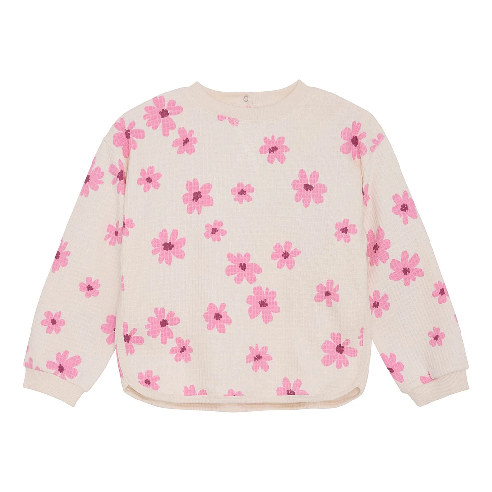 Gilet Ouaté Fleurs 18mois