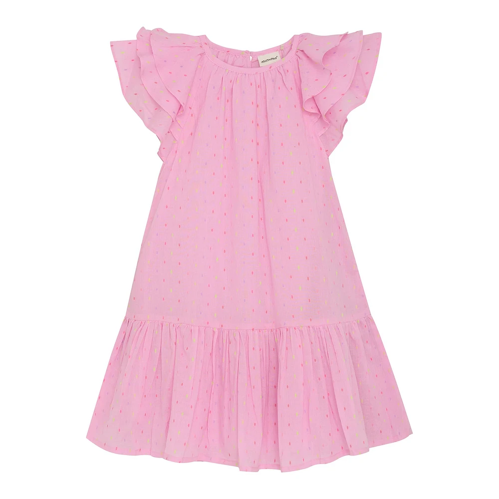 Robe Rose 2-12ans