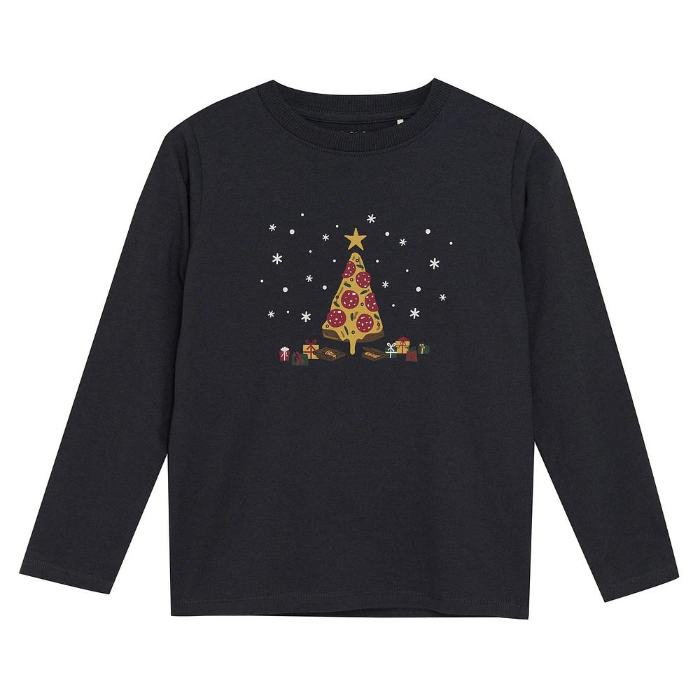T-Shirt Pizza Festive 3-8ans