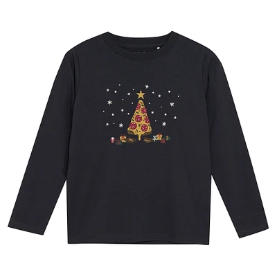 T-Shirt Pizza Festive 3-8ans