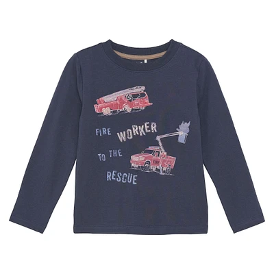 Firetruck T-shirt 3-8