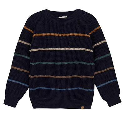 Pull Tricot Rayé 3-8ans