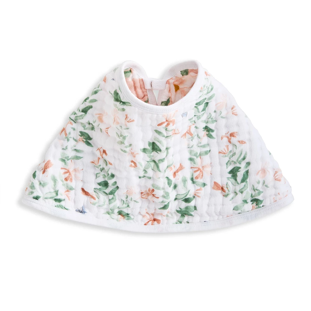 Bavoir Burpy en Mousseline de Coton - Jardin des Papillons