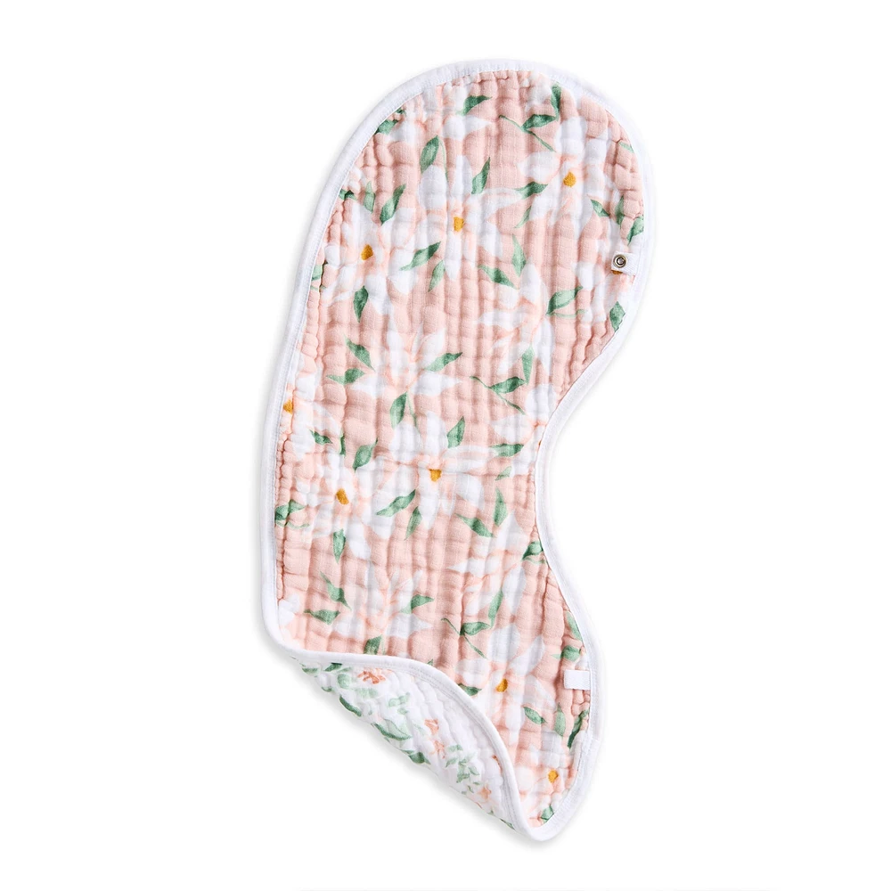 Bavoir Burpy en Mousseline de Coton - Jardin des Papillons