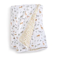 Couverture en Mousseline de Coton - Safari Girafe