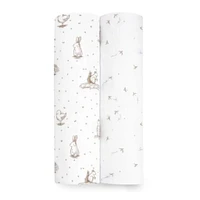 Essentials Silky Soft Muslin Swaddles 2 Pack - Nealing nature