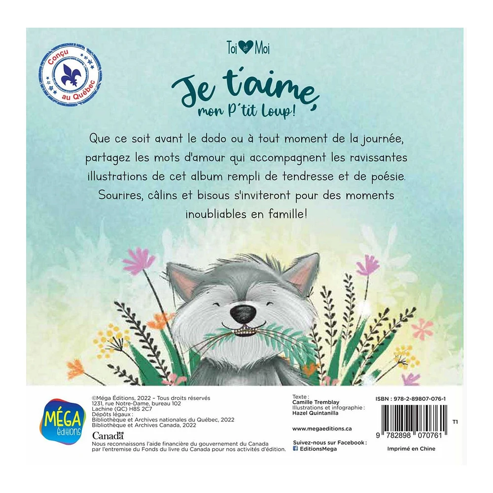 Je T'Aime Mon P'Tit Loup !