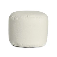 Round Ottoman And Footrest-Bla