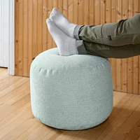 Pouf Repose Pieds - Vert Aloès