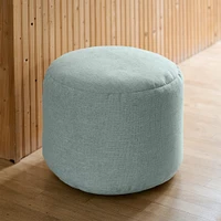 Pouf Repose Pieds - Vert Aloès