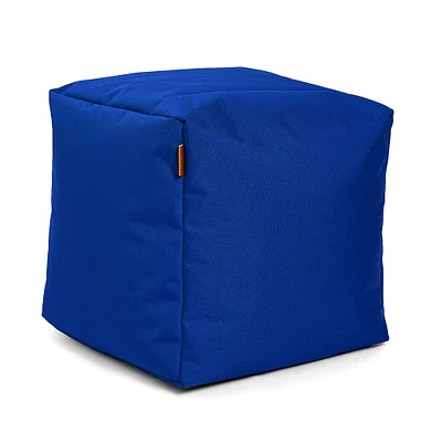 Pouf Repose-Pieds Carré - Indigo